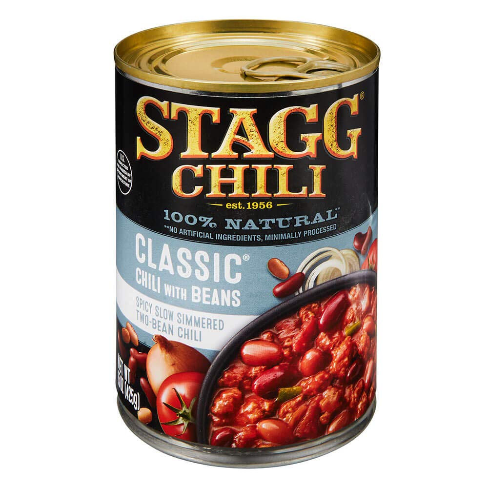 Stagg Chili, Classic With Beans, 15 oz