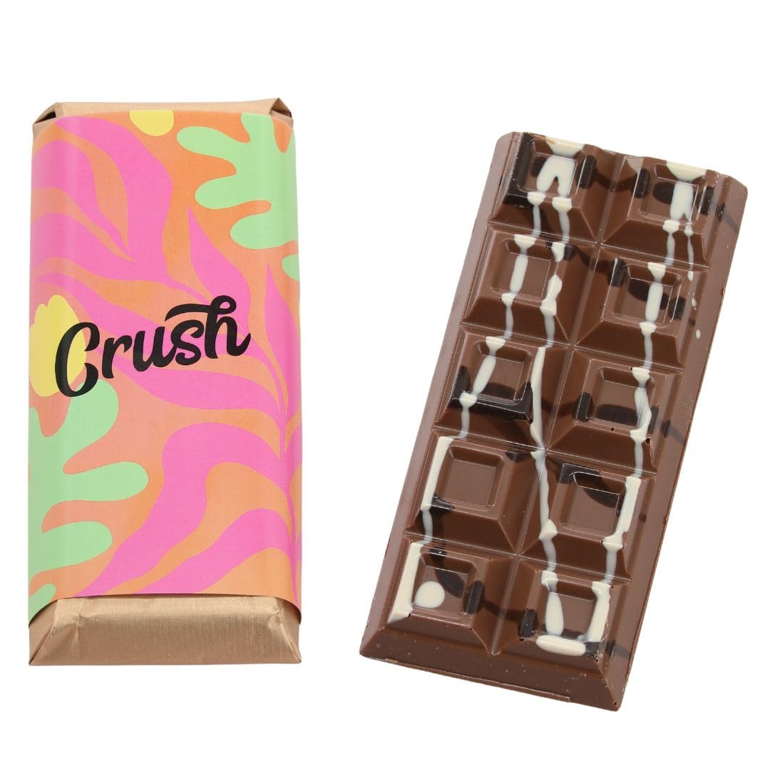 Crush Dubai Pecan Chocolate Bar – 8 oz Luxury Gift, Filled with Toasted Katafi, Pecan Cream & Tahini, Inspired by the Classic Knafeh Dessert