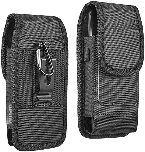 Heavy Duty Cell Phone Holder Belt Clip Holster Case Pouch for Samsung Galaxy S22 Ultra S22+ A13 4G 5G A53 A03s S21 FE A02s A52 A12 A42 A32 S21+ (Black)