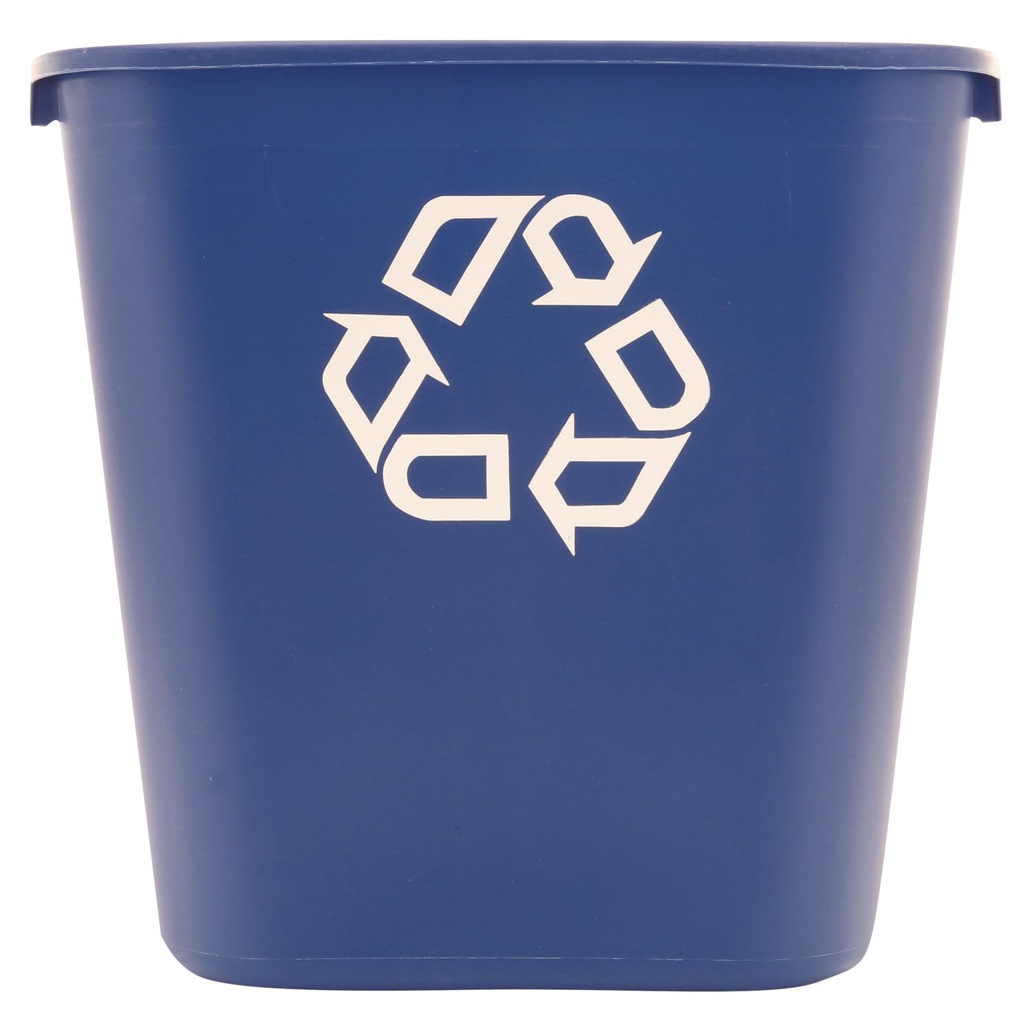 Rubbermaid Commercial Products Wastebasket Recycling Medium 26 L Blue FG295673BLUE