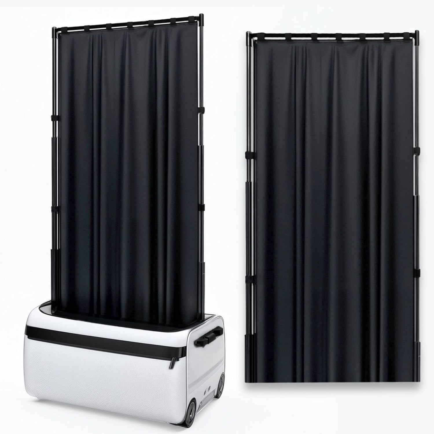 Juglok Privacy Curtain for Dance Bag, 59" x 31.5" Portable Dance Changing Tent, Dancer Accessories Privacy Partition Screen with Storage Bag, Backstage Changing Room Curtain