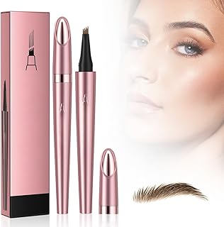 Magic Eyebrow Pencil-2024 New Waterproof Magic Eyebrow Pencil Microblading Eyebrow Pencil,Natural Fine Stroke Microblading Eyebrow Pencil (2PCS, Dark Brown)
