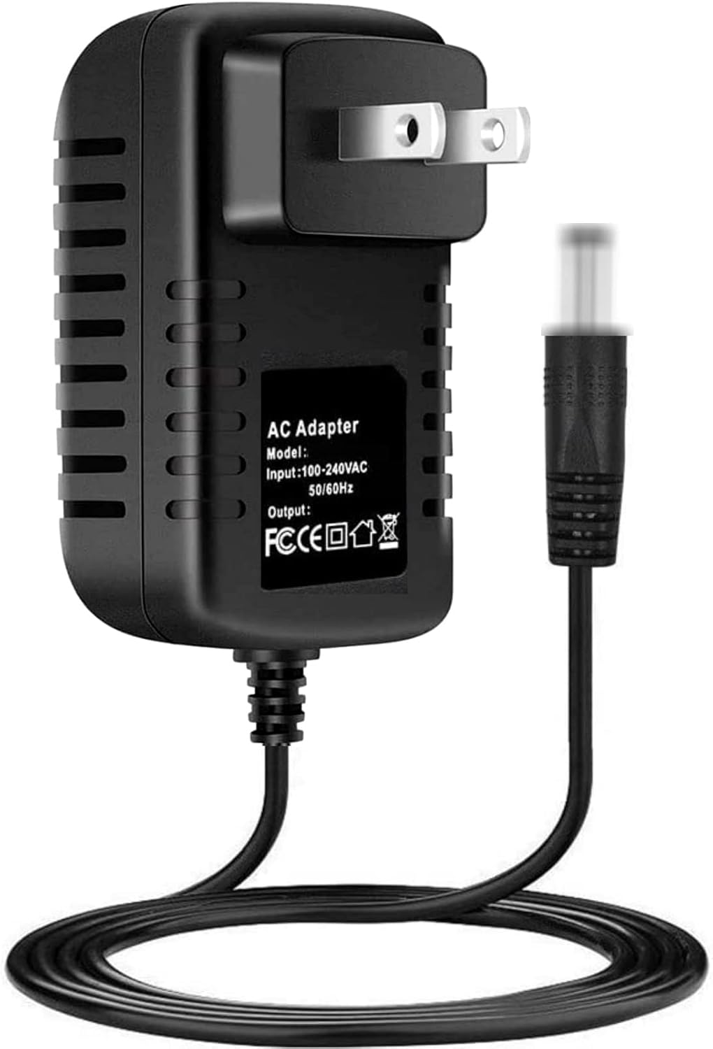 AC-DC Adapter Replacement for Pioneer BDR-XD08B BDR-XD08S BDR-XD08G BDR-XD08MB-S BDR-XD08UMB-S BDR-XD08LE USB 3.2 Gen1 Slim Portable Blu-Ray BD/DVD/CD Writer DCA-003
