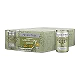 Fever Tree Ginger Beer - Premium Quality Mixer - Refreshing Beverage for Cocktails & Mocktails. Naturally Sourced Ingredients, No Artificial Sweeteners or Colors - 150 ML Cans - Pack of 24