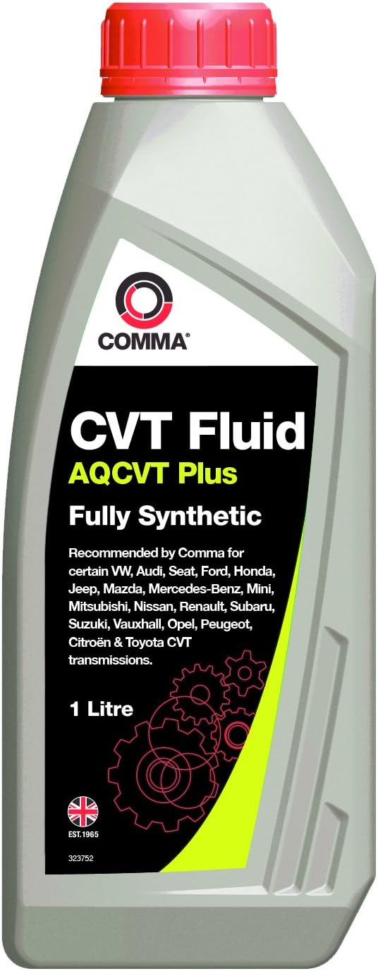 Comma AQCVTP1L 1L Fully Synthetic Continuously Variable Transmission Fluid CVT