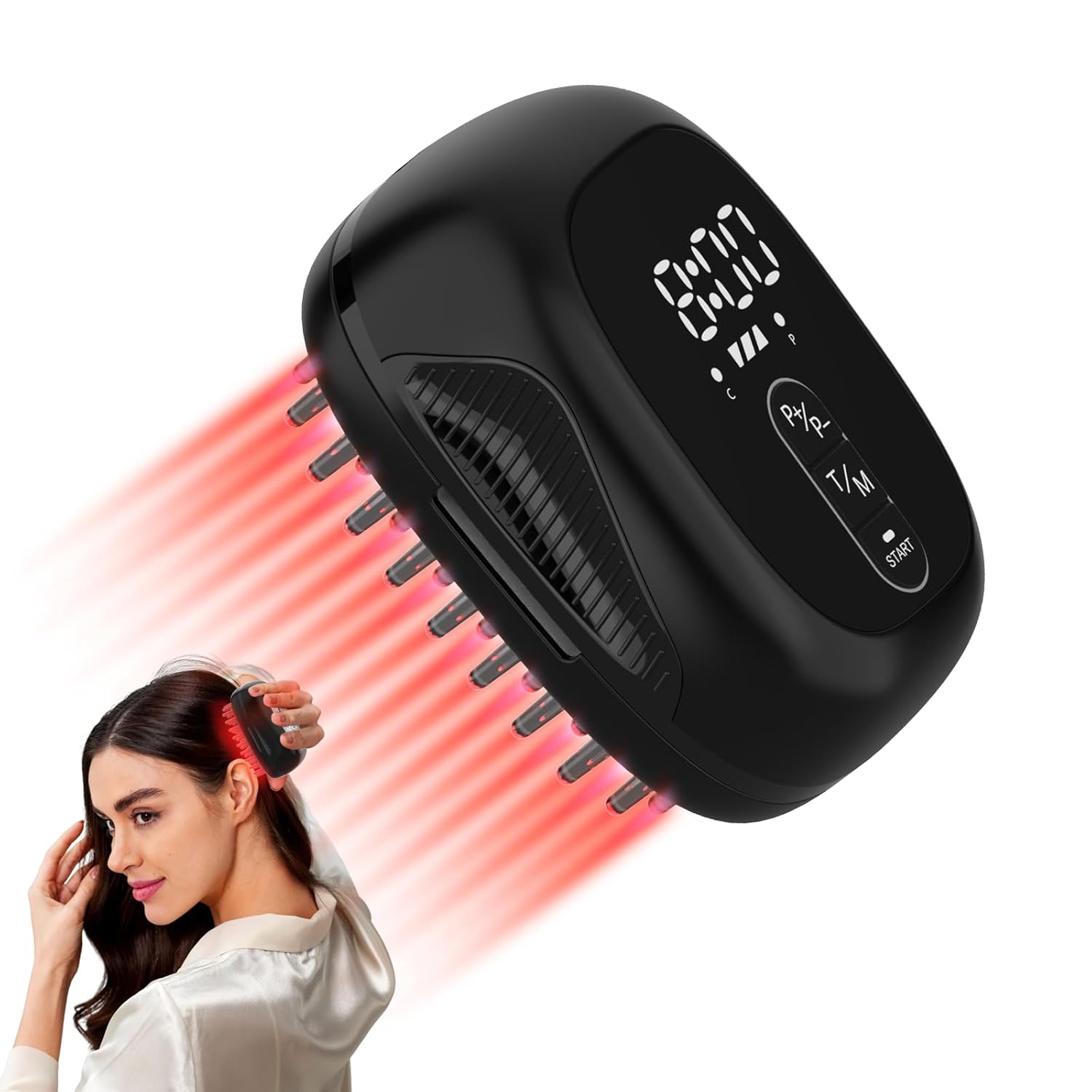 Laser Comb for Hair Growth, Red Light Therapy for Hair Growth, Laser Hair Growth Device Medical Grade Lasers, Stimulates Hair Growth, Reverses Thinning