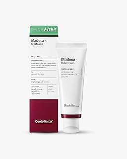 CENTELLIAN 24 Relief Cream (2.7fl oz) - Moisturizer for All Skin Types. Korean Skin Care for Barrier Repair and Enhanced Elasticity. TECA, Asiatica (Cica)