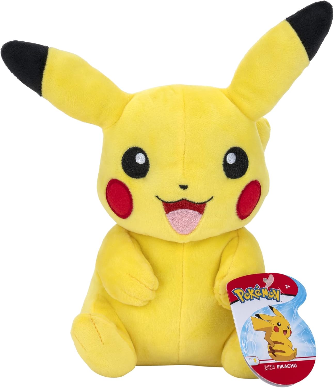 Pokemon Pikachu Plush - 8-Inch Soft Plush with Authentic Details