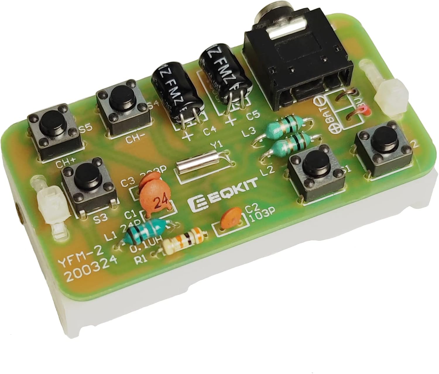 DIY Radio Kit, Icstation FM Radio Kit 76MHZ-108MHZ Soldering Project Radio Module DIY Kits Electronic Solder Practice Kit for Back to School STEM Labs Physics Science Educational