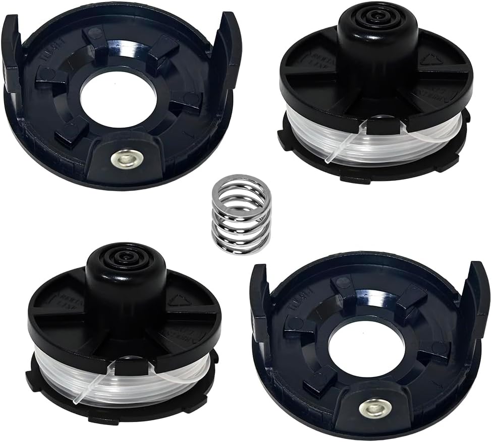 195858 Trimmer Head Replacement for Makita XRU24Z DUR181Z DUR181RF DUR181 18V LXT Lithium-Ion Cordless String Trimmer 195858-1 Bump + Feed Trimmer Head+ 231352-0 Compression Spring