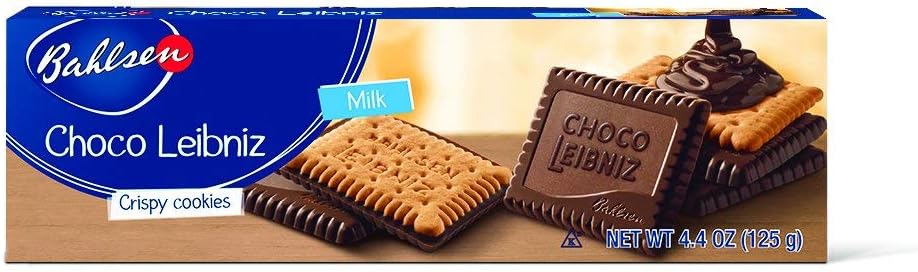 Bahlsen Choco Leibniz Milk Biscuits 125g - Pack of 2