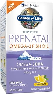 Garden of Life Prenatal DHA Omega 3 Fish Oil - Minami Natural Prenatal, 60 Softgels