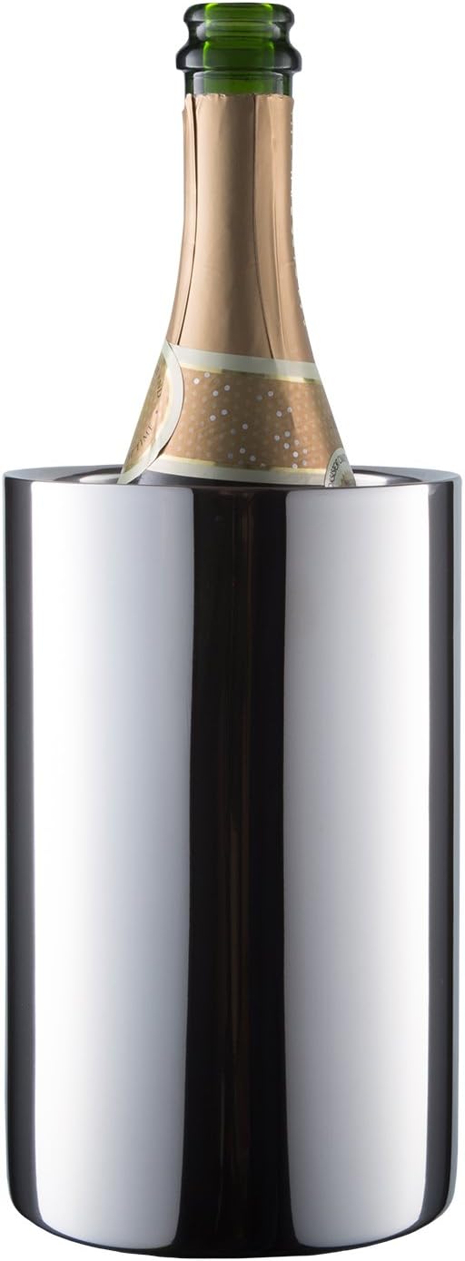 Wine Chiller for Bottles - Champagne Bucket, Elegant Wine Bottle Chiller and Champagne Cooler, Insulated Wine Bucket to Keep Wine Cool, Champagne Bottle Chiller Fits Any Single Bottle 750 ml