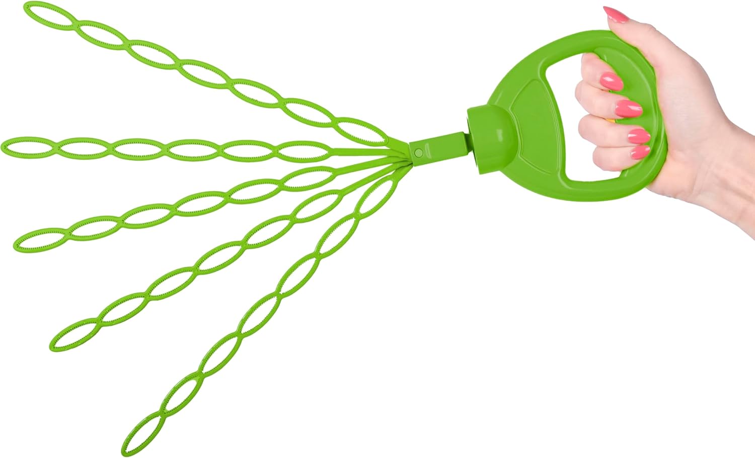 5-N-1 Bubble Wand – 5 Bubble Wands in One, Giant Bubble Wand Set, Blows 32 Bubbles, Easy Squeeze Handle, Perfect for Toddlers, Backyard Fun & Sensory Play, 17 Inch Bubble Wand