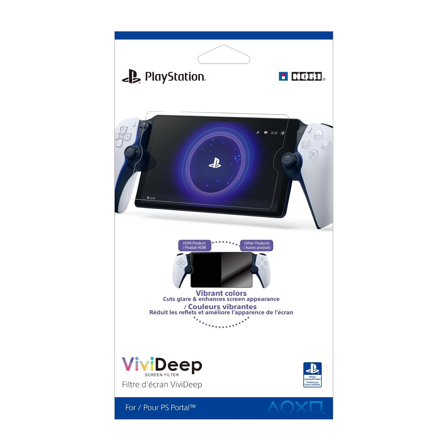 HORI ViviDeep Screen Filter for PlayStation Portal - Officially Licensed by Sony