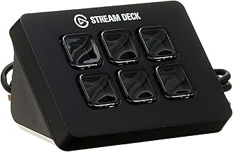 Elgato Stream Deck Mini – Control Zoom, Teams, PowerPoint, MS Office and More, Boost Productivity with Seamless Integration for Daily Apps, Set Up Shortcuts Easily, Compatible with Mac and PC