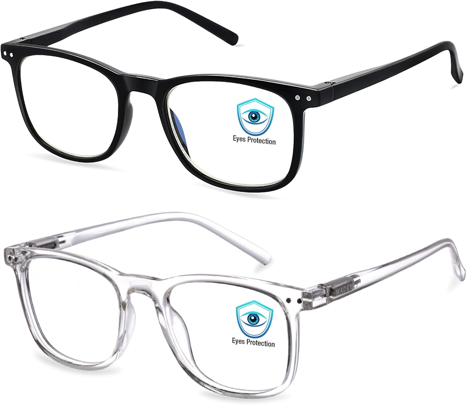 AOSM Blue Light Glasses for Men & Women,Gaming glasses Anti-Glare UV400 Protection,Blue Light Blocking to Relieve Eye Strain