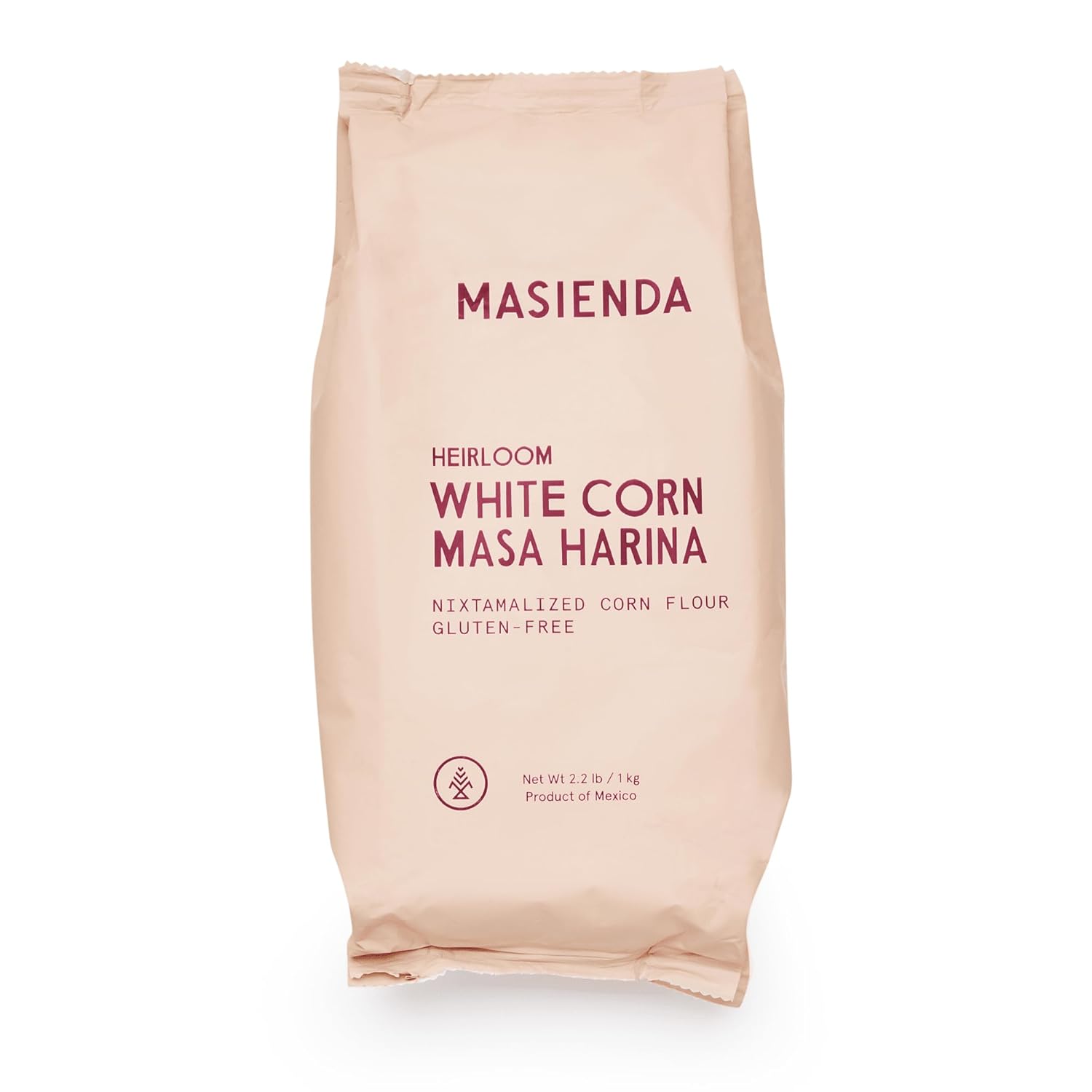 Masienda Heirloom White Corn Masa Harina/Flour. Nixtamalized Corn Flour Perfect for Corn Tortillas, Tamales, Tostadas, Pupusas, Arepas and More. Gluten-Free, Non-GMO, Preservative-Free. 2.2 Pounds.