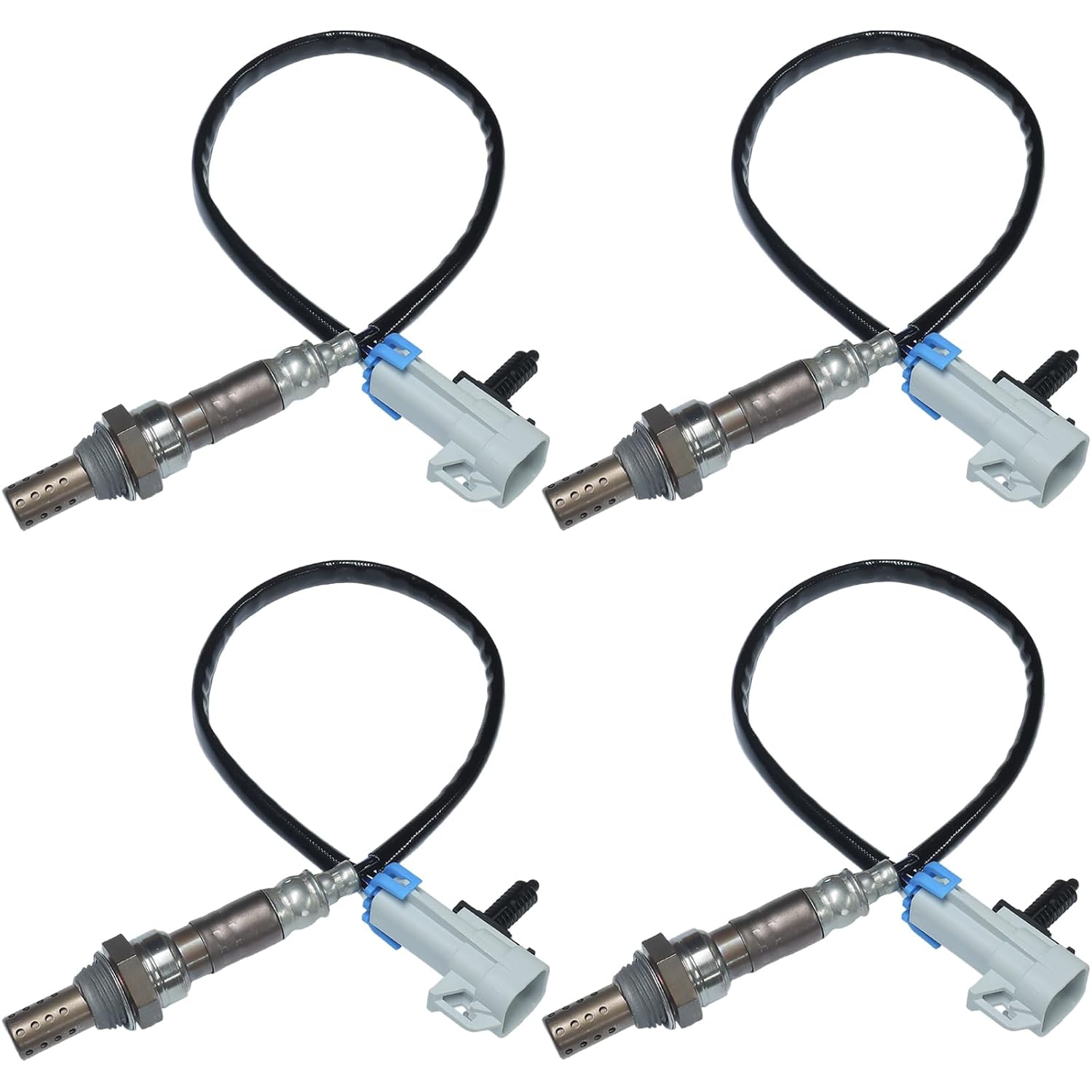 O2 Oxygen Sensor 234-4668 Upstream & Downstream Fit for 2003 2004 2005 GMC Sierra 1500 Yukon XL, Chevy/Chevrolet Silverado Suburban 1500 Tahoe, Cadillac Escalade 5.3L V8（4Pcs）