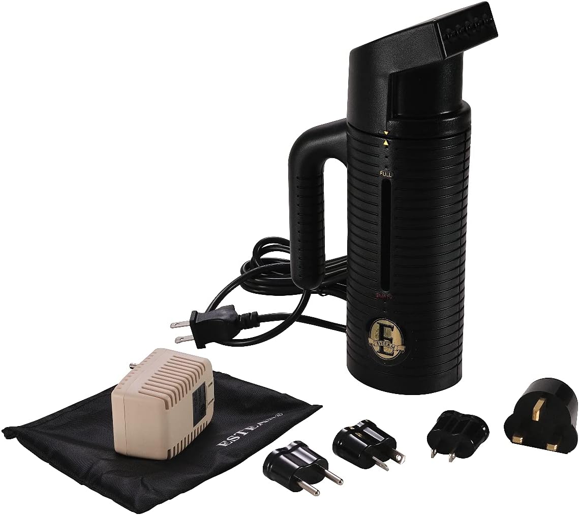 ESTEAM Personal Hand Held Steamer with Converter Kit and 4 Adapter Plugs