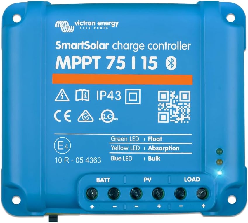 Victron Energy SmartSolar MPPT Solar Charge Controller 75V 15A 12/24V