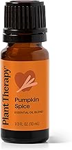 Plant Therapy Pumpkin Spice Fall Essential Oil Blend 10 mL (1/3 oz) Warm & Cozy Blend of Spices, Perfect Fall Scent, Mood-Boosting & Inviting