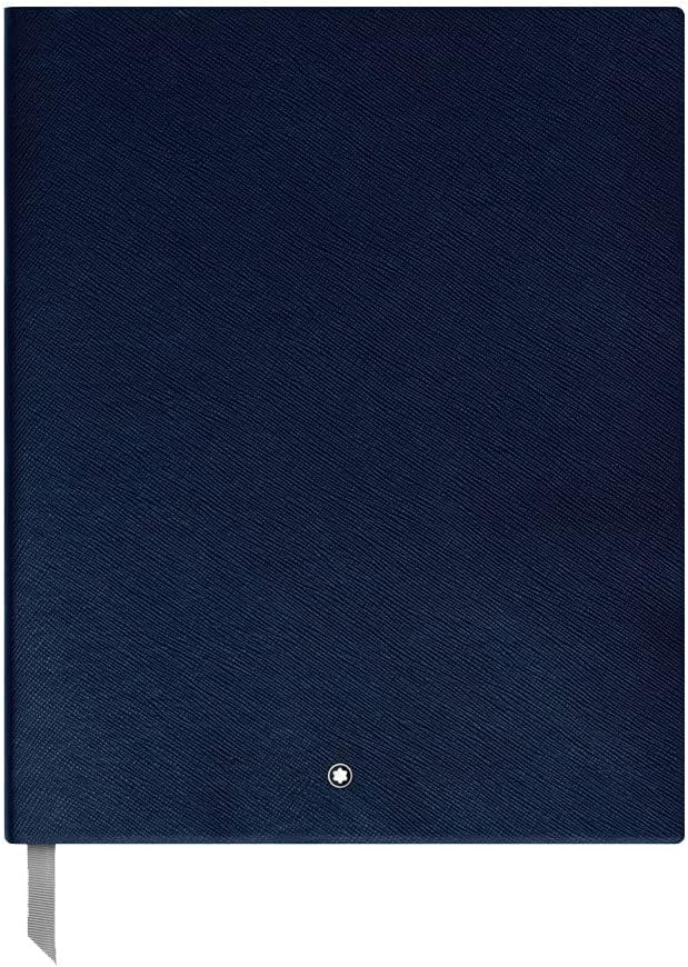 Montblanc Sketch Book Indigo Blank #149 Fine Stationery 116930 / Elegant Sketching Book with Leather Binding and Unlined Pages / 1 x (8.2 x 10.2 in.)