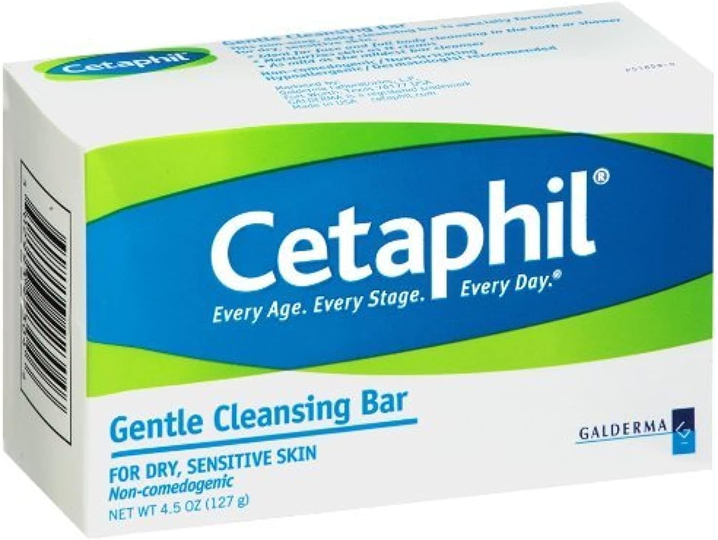 Cetaphil Gentle Cleansing Bar, 4.5 oz by Cetaphil