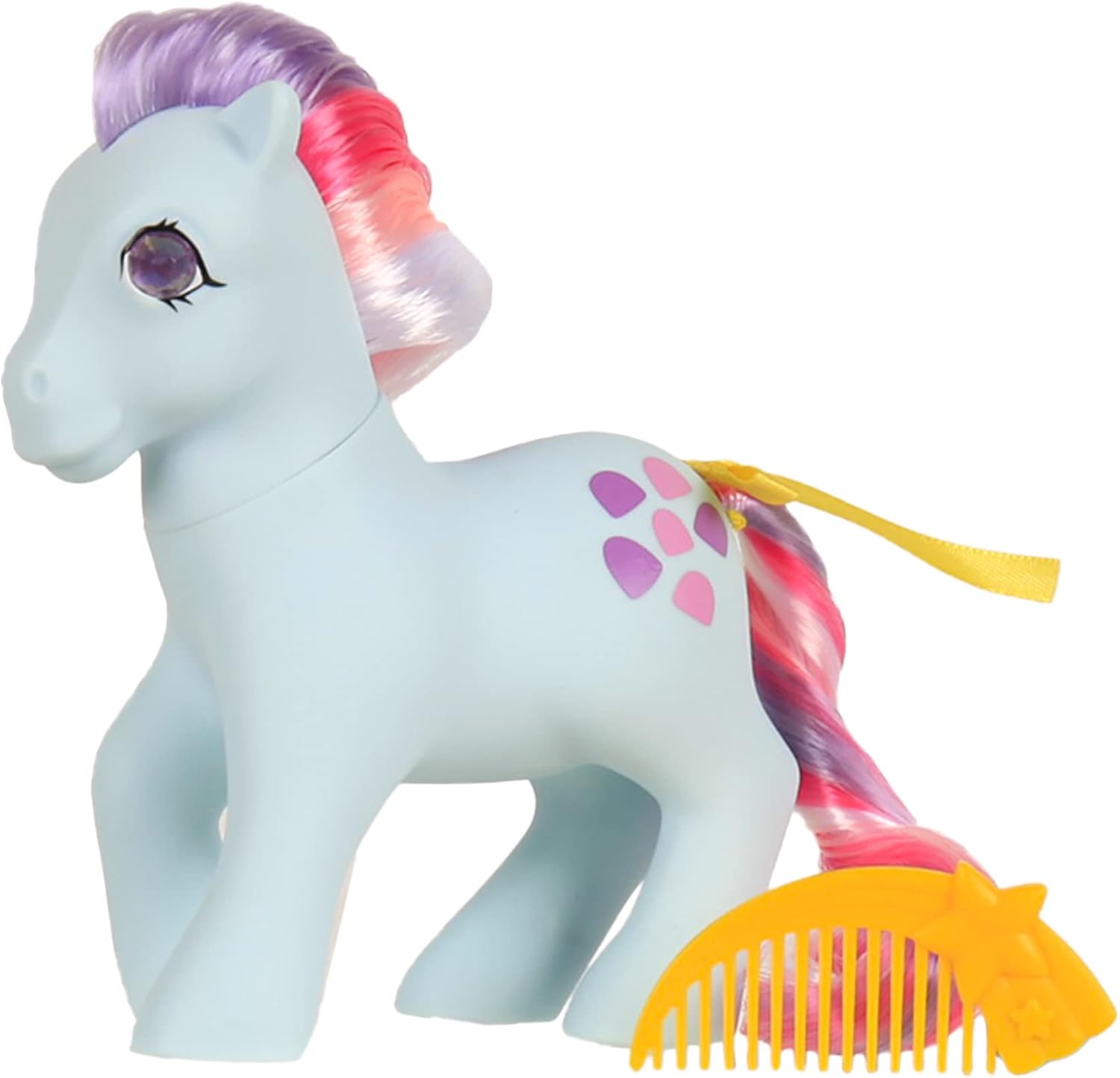 Basic Fun My Little Pony Sweet Stuff Classic Rainbow Ponies | Twinkle-Eyed Collection, Retro Horse Gifts, Toy Animal Figures, Horse Toys for Boys and Girls Ages 3+ | Basic Fun 35297 , Multicolor