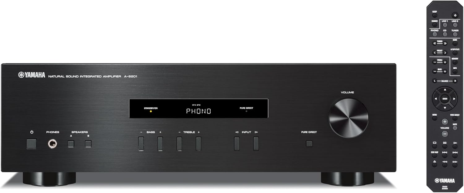 Yamaha A-S201 Integrated Amplifier - Black