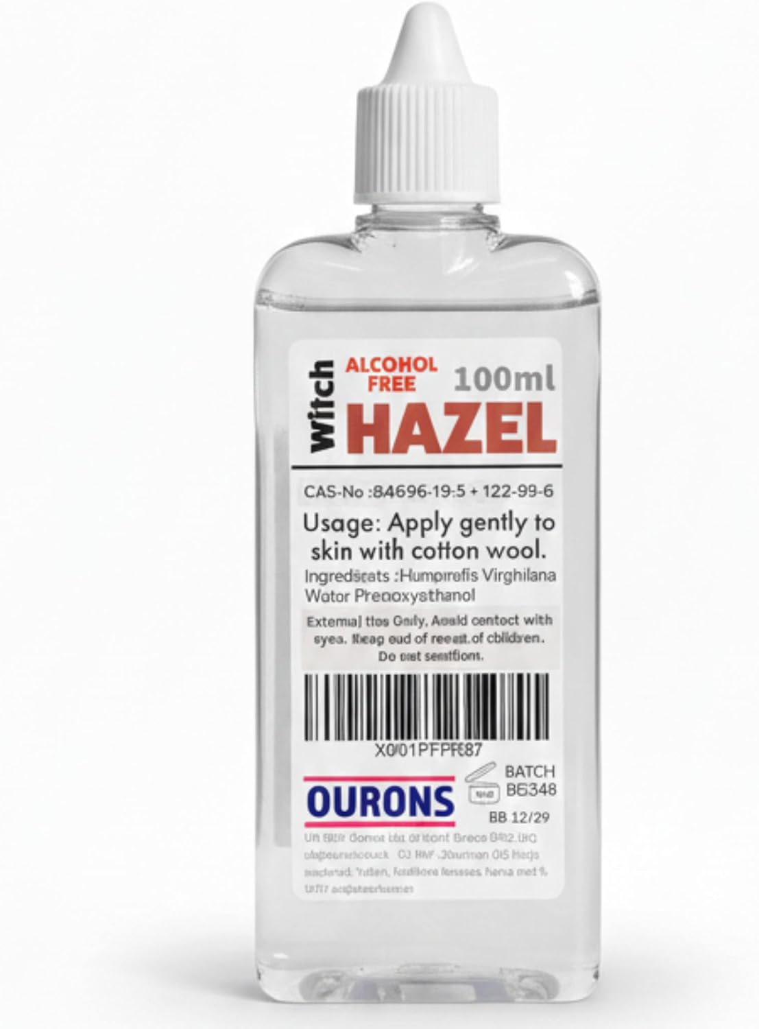Alcohol Free Witch Hazel 100ml