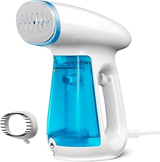 Bear Steamer for Clothes, 1300W Powerful Steamer Fast-Heating Handheld Garment and Clothes Steamer with Large 230ml Tank, Auto-Off Safety, Includes Brush, Perfect for Home and Travel Wrinkle Removal