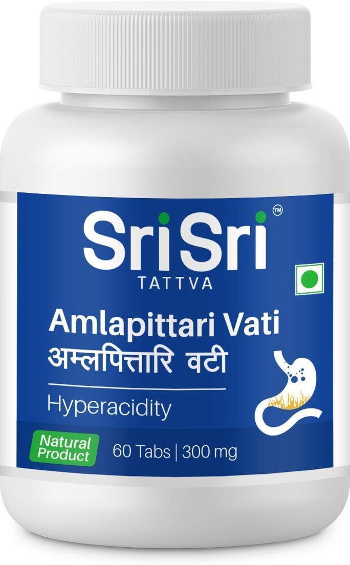 Sri Sri Tattva Amlapittari Vati 300 mg Tablet - 60 Tablets (Pack of 2)