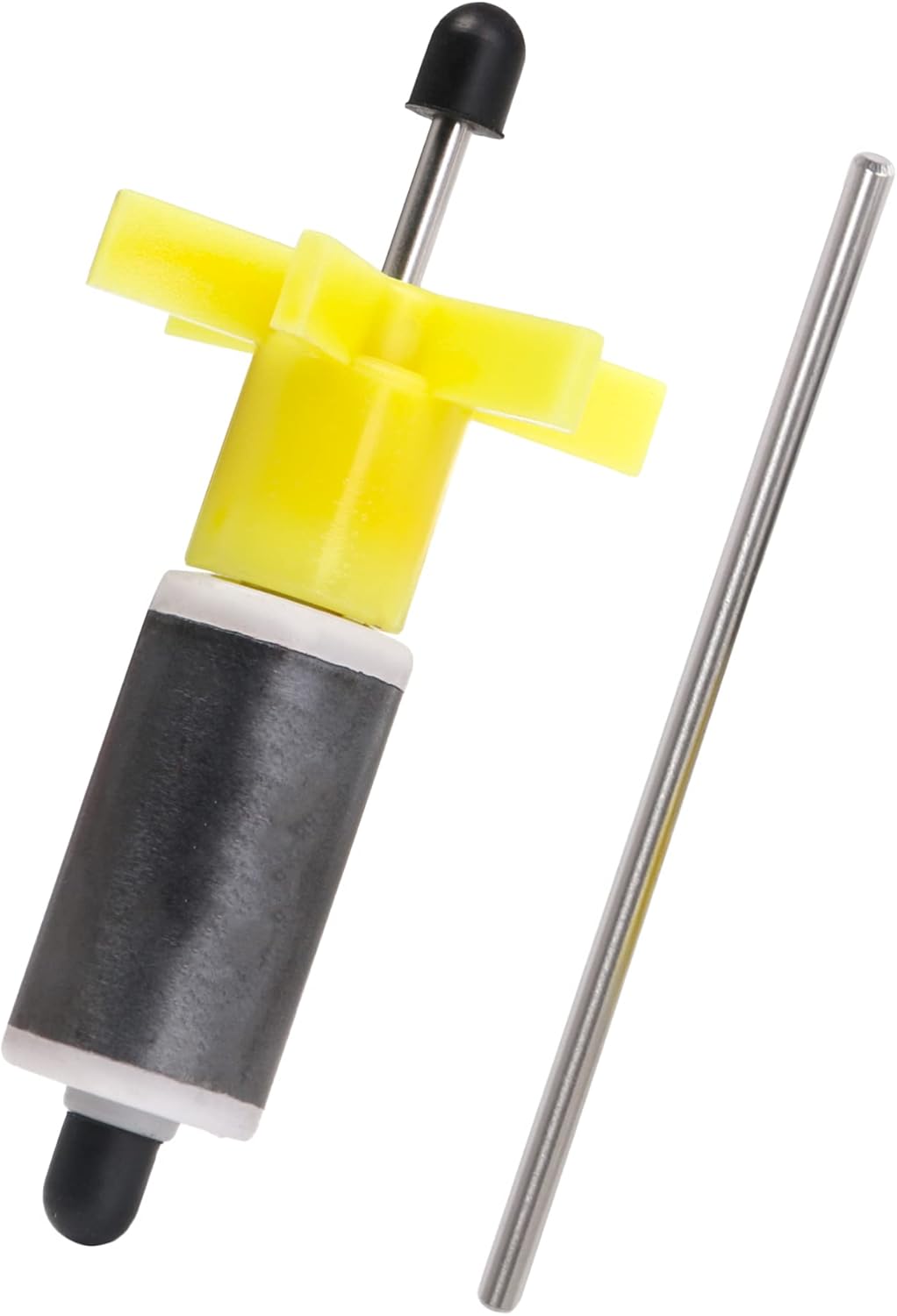 Homeswitch 16mm (0.63") Replacement Filter Impeller Submersible Water Pump Rotor Yellow 73x35x16mm（2.87"x1.38"x0.63")(LxWxD)