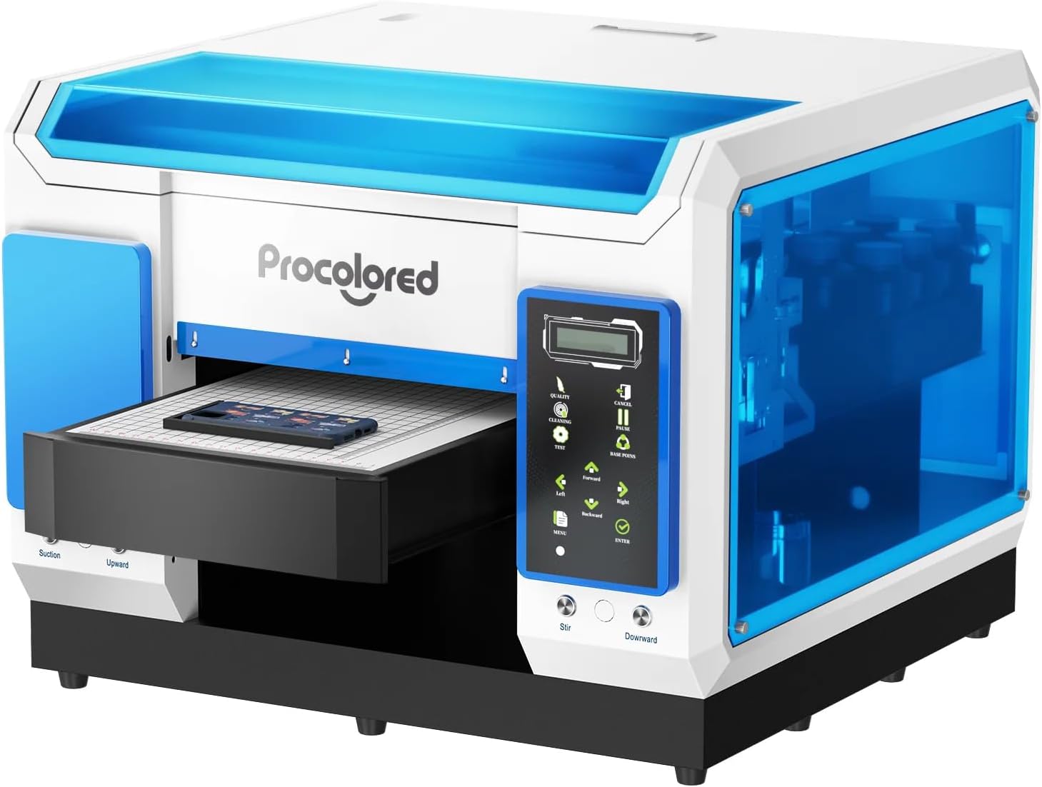 Procolored V11 Pro UV Printer with Dual TX800 Printheads, Flatbed Printing on Wood, Acrylic, Leather, Packaging, Signage ，Supports Varnish Sticker Film