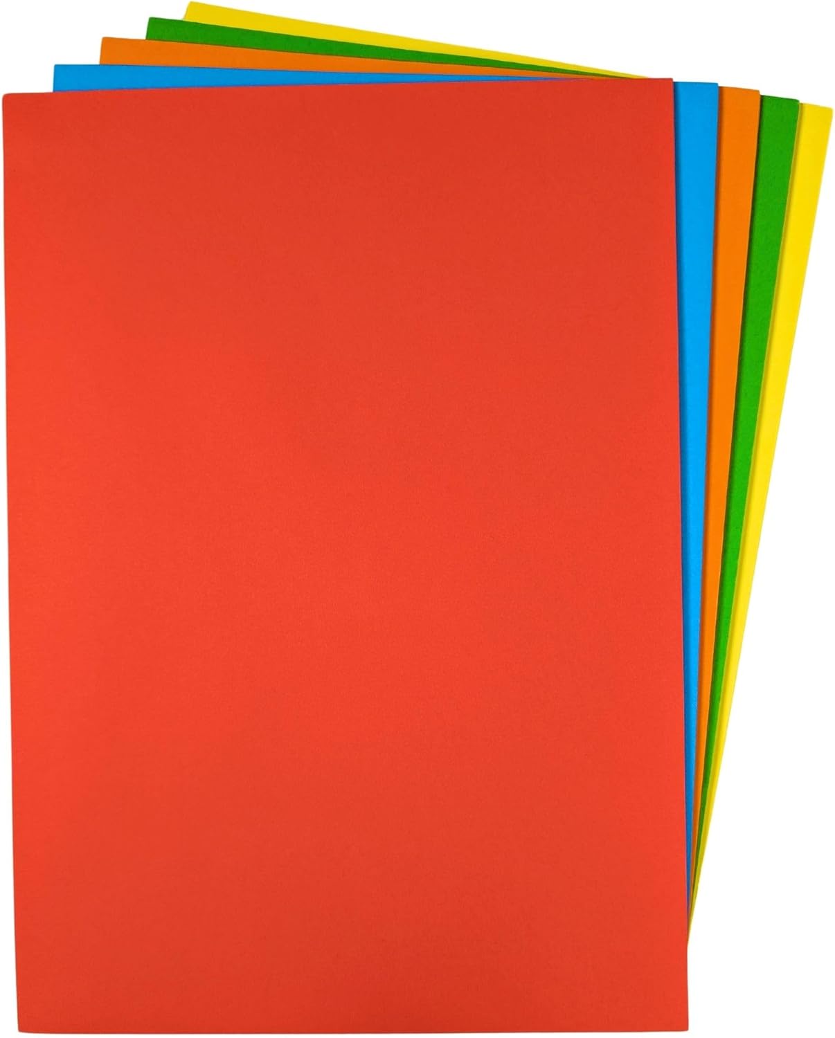 A4 80gsm Assorted Coloured Bright Paper 100 Sheets