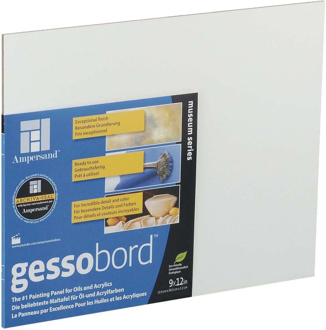 Ampersand Gessobord 12x16 - Uncradled 1/8"