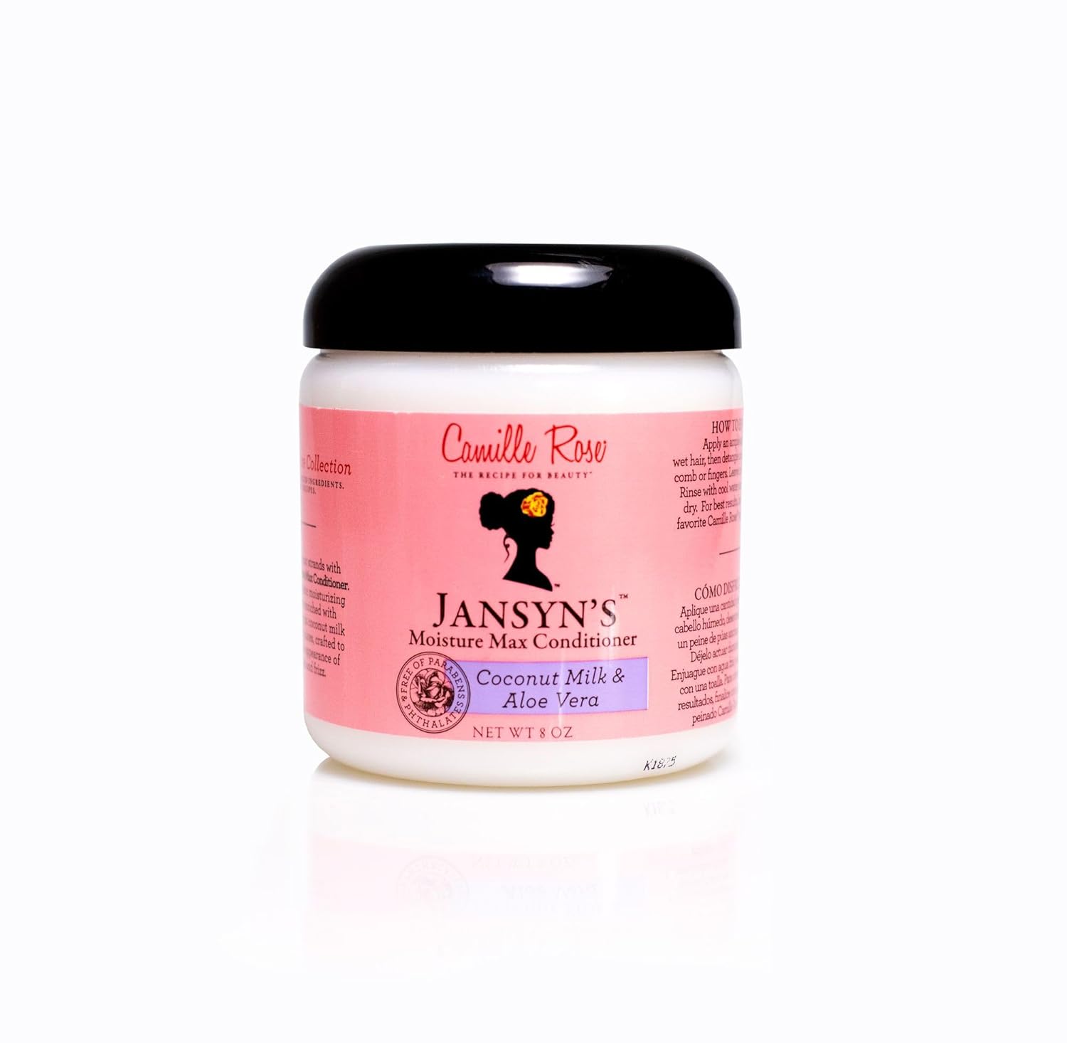 Camille Rose Conditioner, Jansyn’s Moisture Max – Detangler, Deep Conditioner for Dry, Damaged Hair, Frizz Control, 8 Oz
