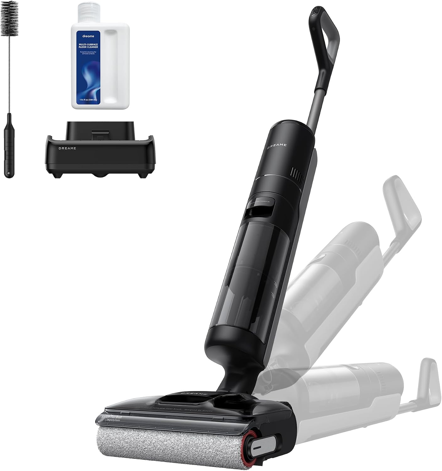 DREAME H12 Pro Gen2 Vacuum Mop, 0 Tangle Wet Dry Vacuum Cleaner, Cordless Vacuum Mop All-in-One for Hard Floors, 180° Lie-Flat Floor Cleaner Machine with 194°F Hot Self-Cleaning, 50Mins Runtime | All-in-One Vacuum Mop with 180° Lie-Flat, 194°F Hot Self-Cleaning, Long Runtime, Floor Cleaner Machine Great for Pet Owners