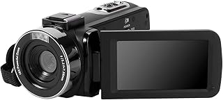 Video Camera Camcorder, Full HD 1080P 48MP Camcorder 16X Digital Video Camera