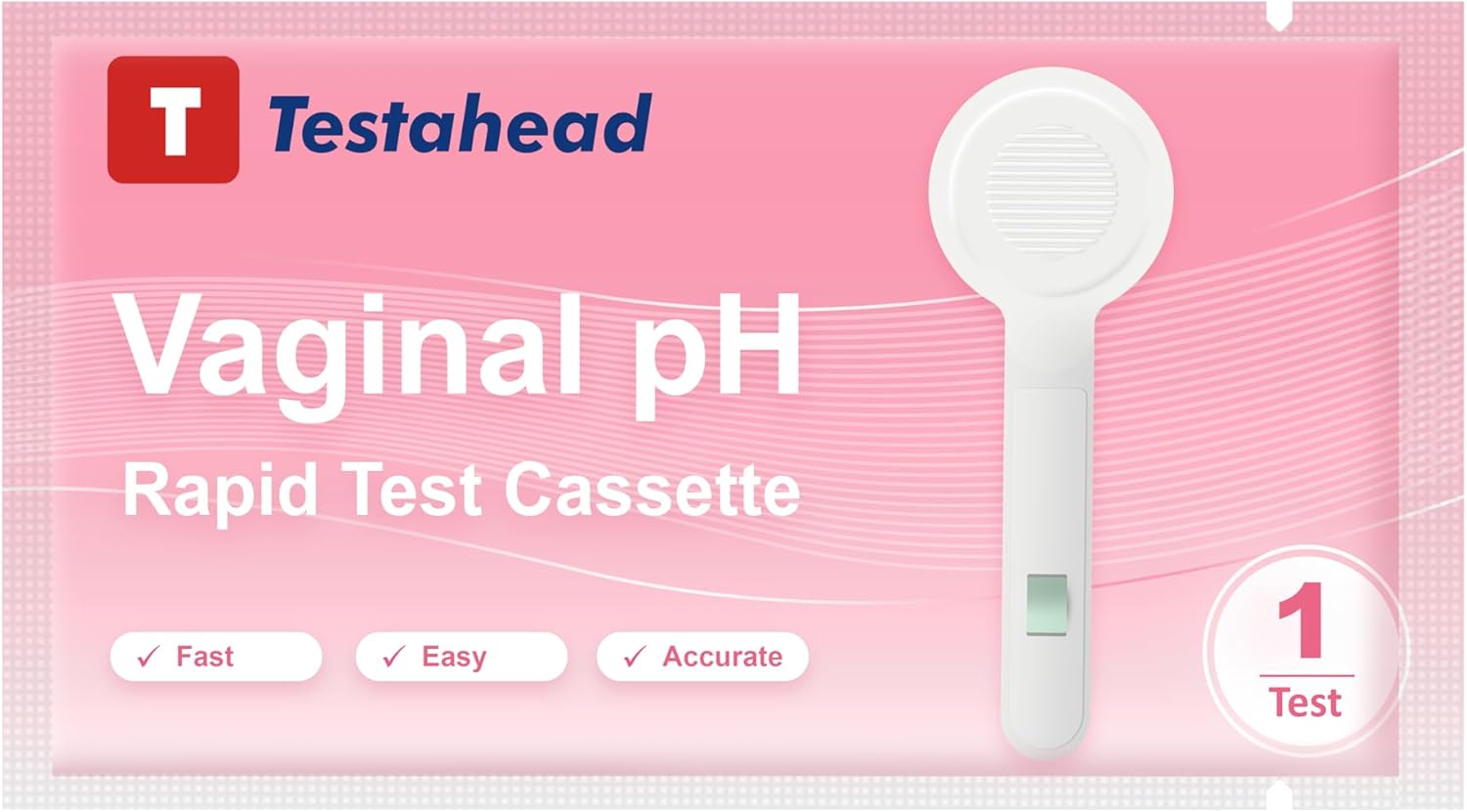 Vaginal pH Test Strips, Feminine Health Vaginal pH Test Strips Kits for Bacterial Vaginitis, Trichomonas Vaginitis, Individual Aluminum Foil Wrapped (18-Packs)