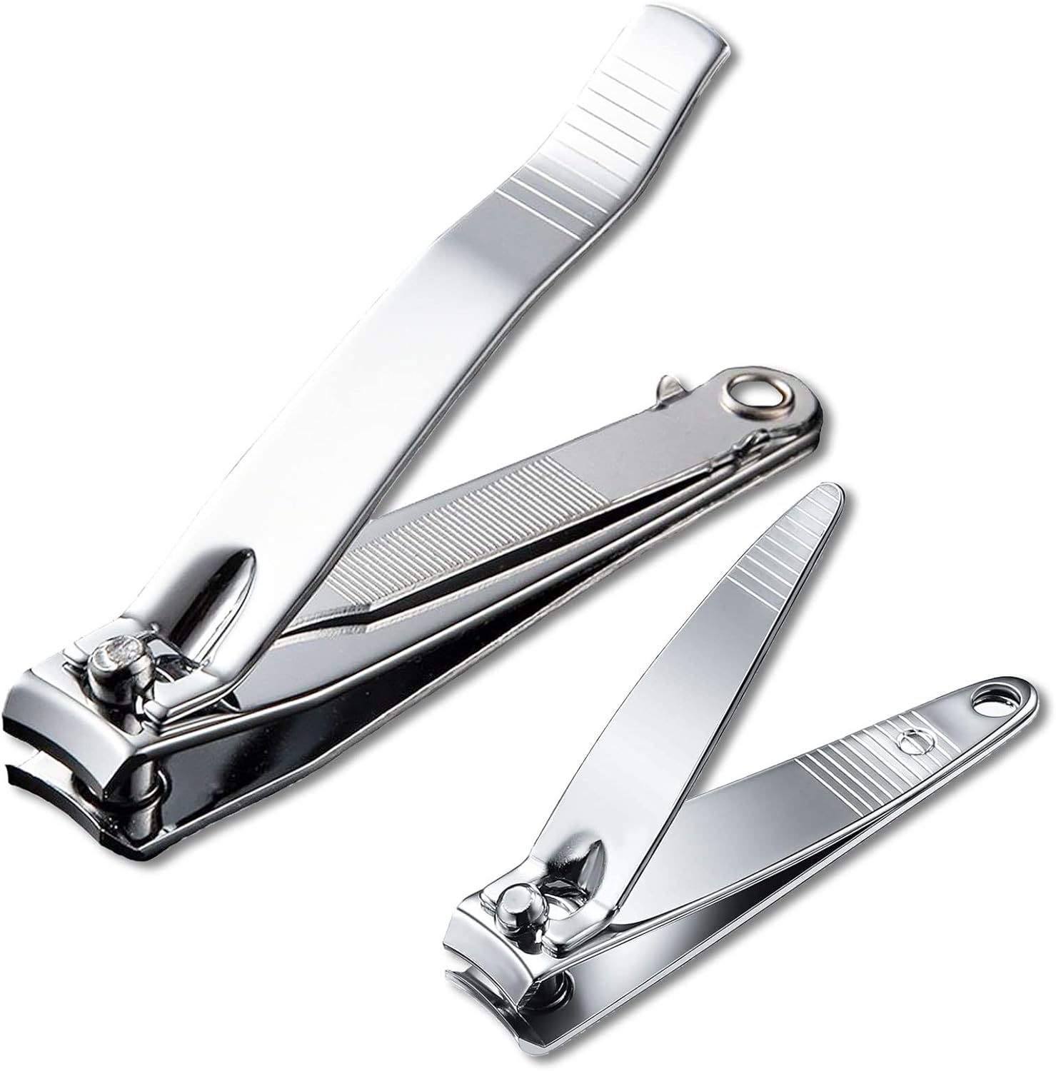 Nail Clippers Set, Ultra Sharp Stainless Steel Fingernail and Toenail Clipper Cutters,Travel Nail Kit for Men Women