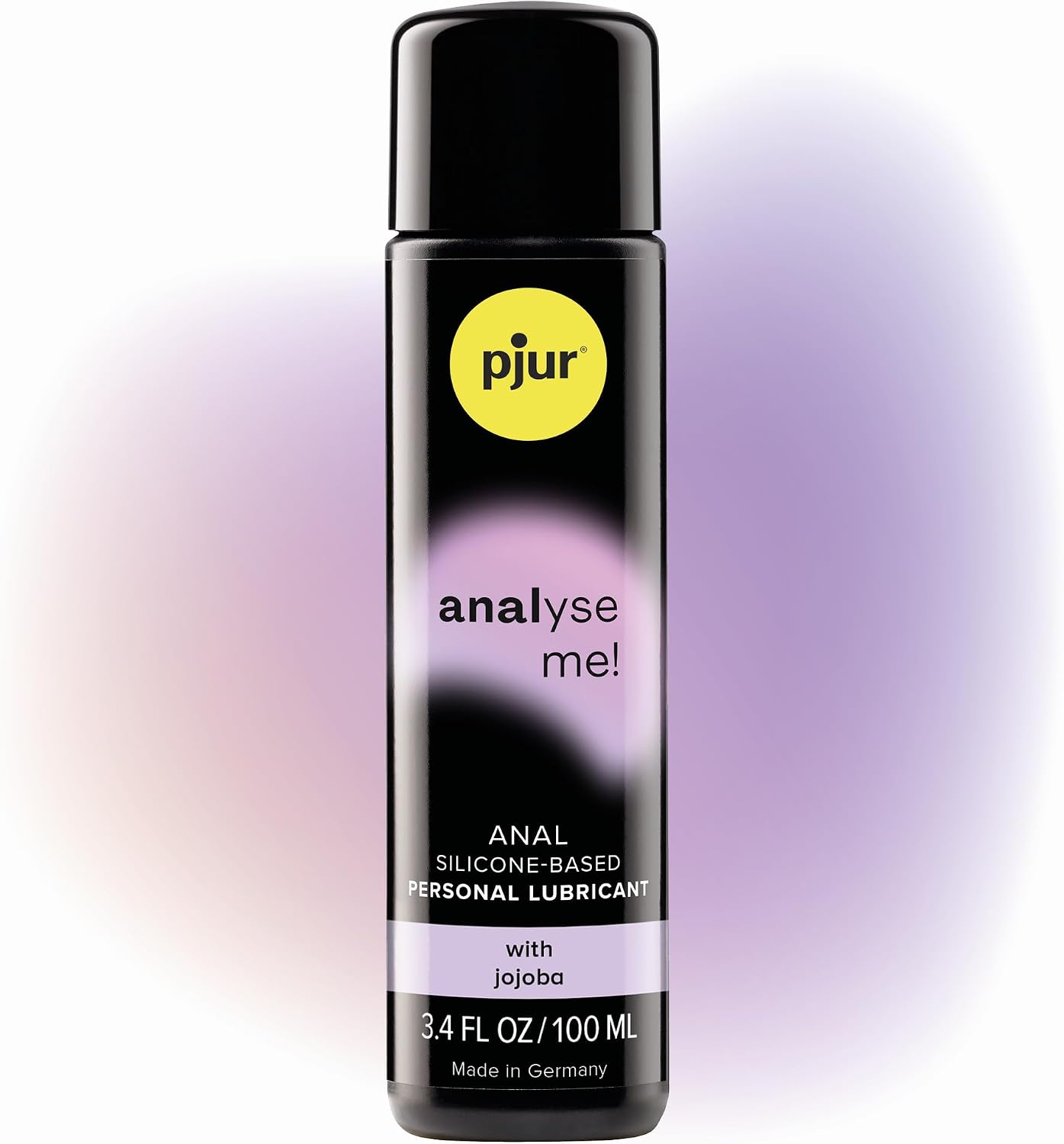 pjur Analyse me! Relaxing Silicone Based Personal Lubricant with Natural Jojoba, Sex Lube for Men, Women & Couples - 3.4 fl oz / 100 ml