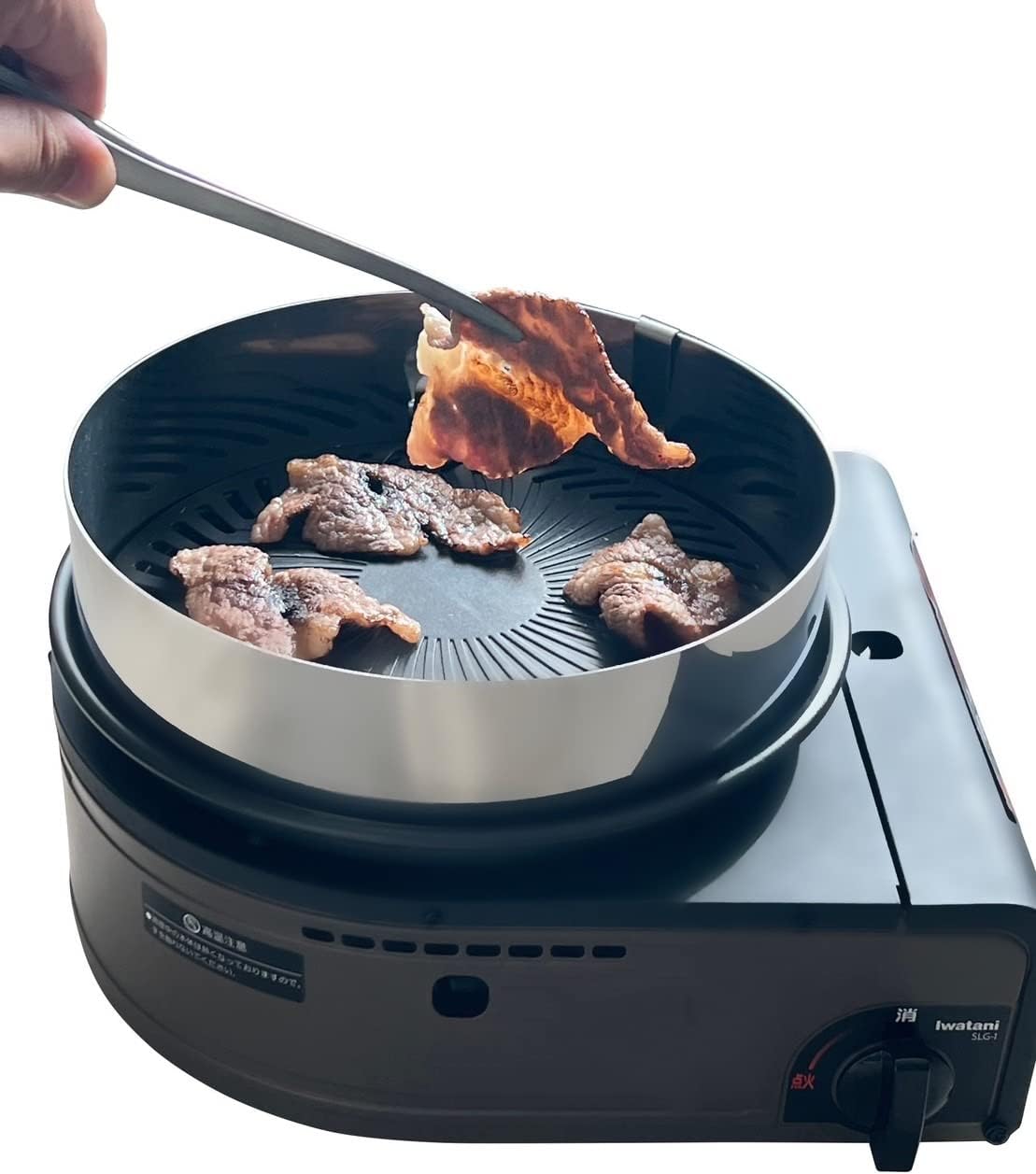 ＳＵＰＬＩＭＡＮＩＡ Yakimaru Oil Splash Prevention Cover, Fits Iwatani Bake 1.2, Perfect Fit (Yakimaru Body Not Included) Can Also Be Used on Multi-Smokeless Grills (For Yakimaru 1/2 Multi-Smokeless Grills)