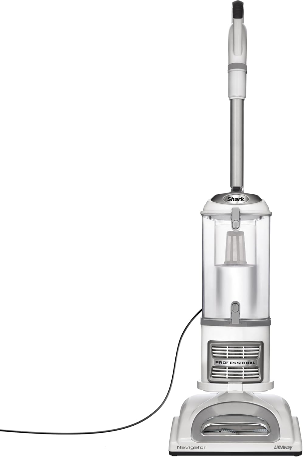 Shark | Upright Vacuum Cleaner | Navigator Lift-Away | Swivel Steering | HEPA Filter | Vacuum for Pet Hair | Crevice Tool & Dusting Brush Included | For Carpets & Hard Floors | White/Silver | NV356E