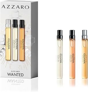 Azzaro The Most Wanted Men's Cologne Discovery Set - 3-Piece Fragrance Sample Kit Includes 3 Travel Size Sprays – The Most Wanted Eau de Parfum Intense, The Most Wanted Parfum, Wanted Eau de Parfum