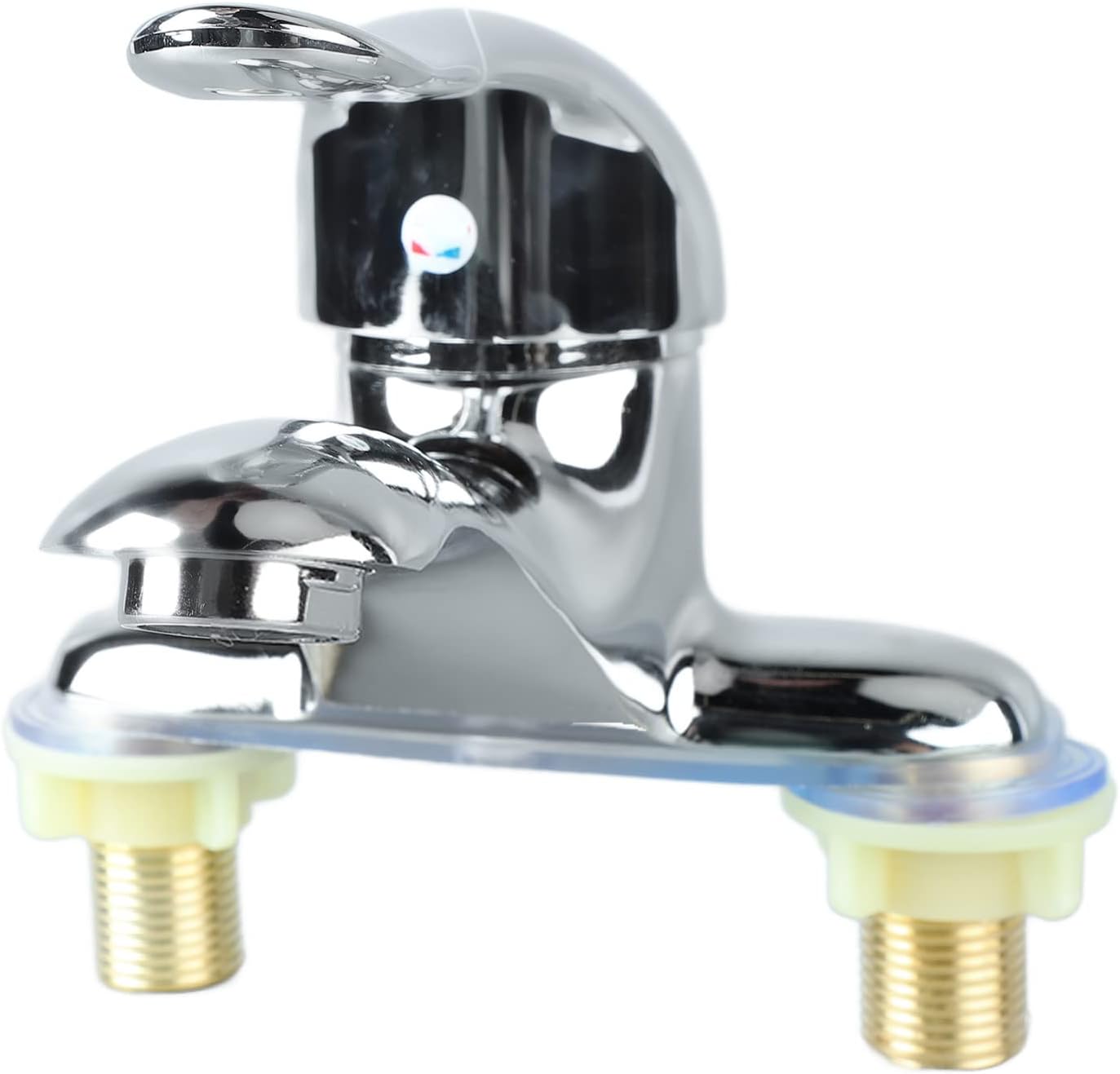 2 Hole Bathroom Faucet Single Handle Modern and Simple Zinc Alloy Metal Hotel Hot and Cold Water Mixer Tap Bathroom Sink Faucet