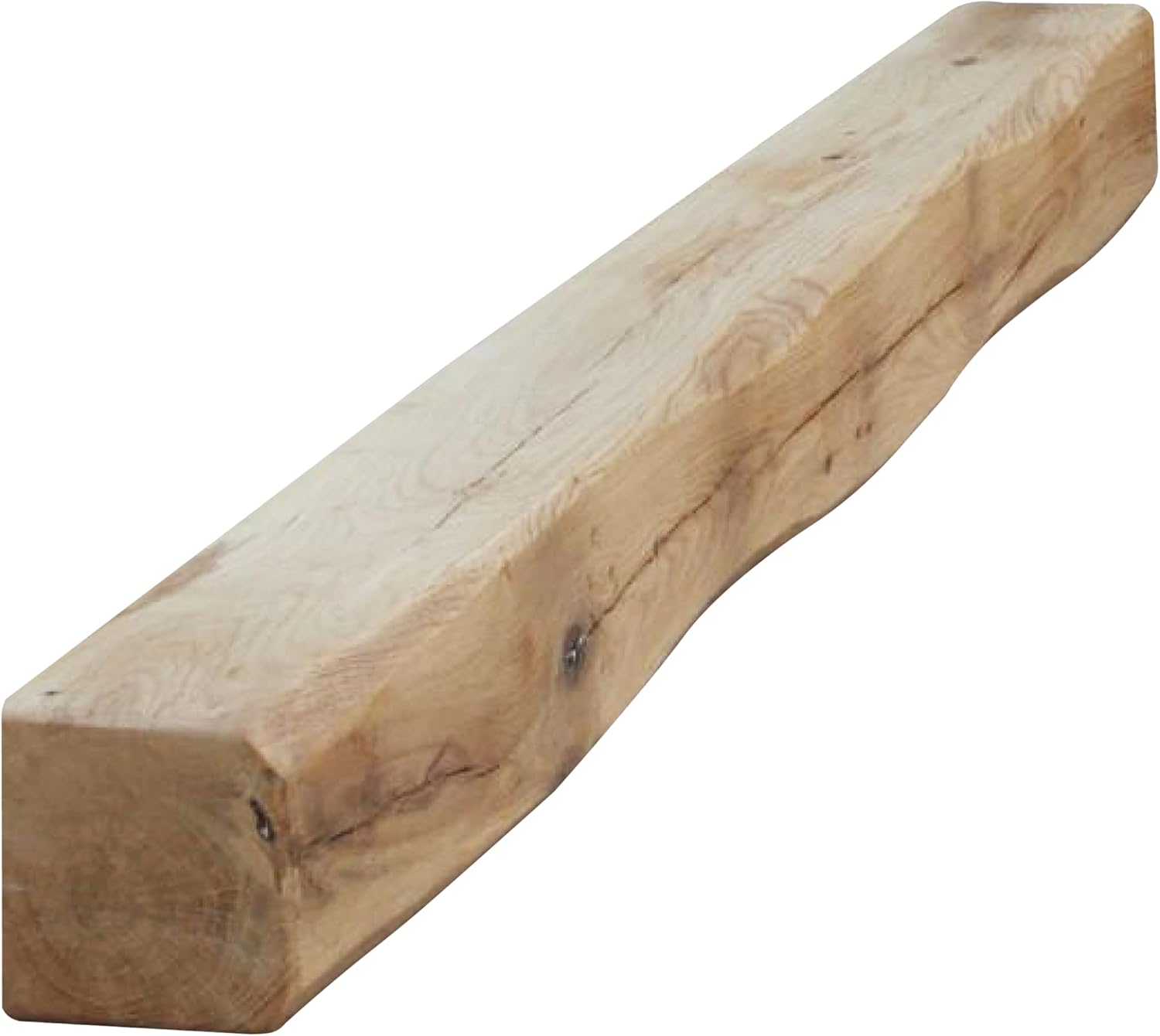 oakleys oak Solid Oak Beams for Fireplaces- Oak Floating Shelf for Home Decor- Rustic Shelves to Decorative Logs for Fireplace- Heavily Worked- Beam Size(90x10x10) Cm