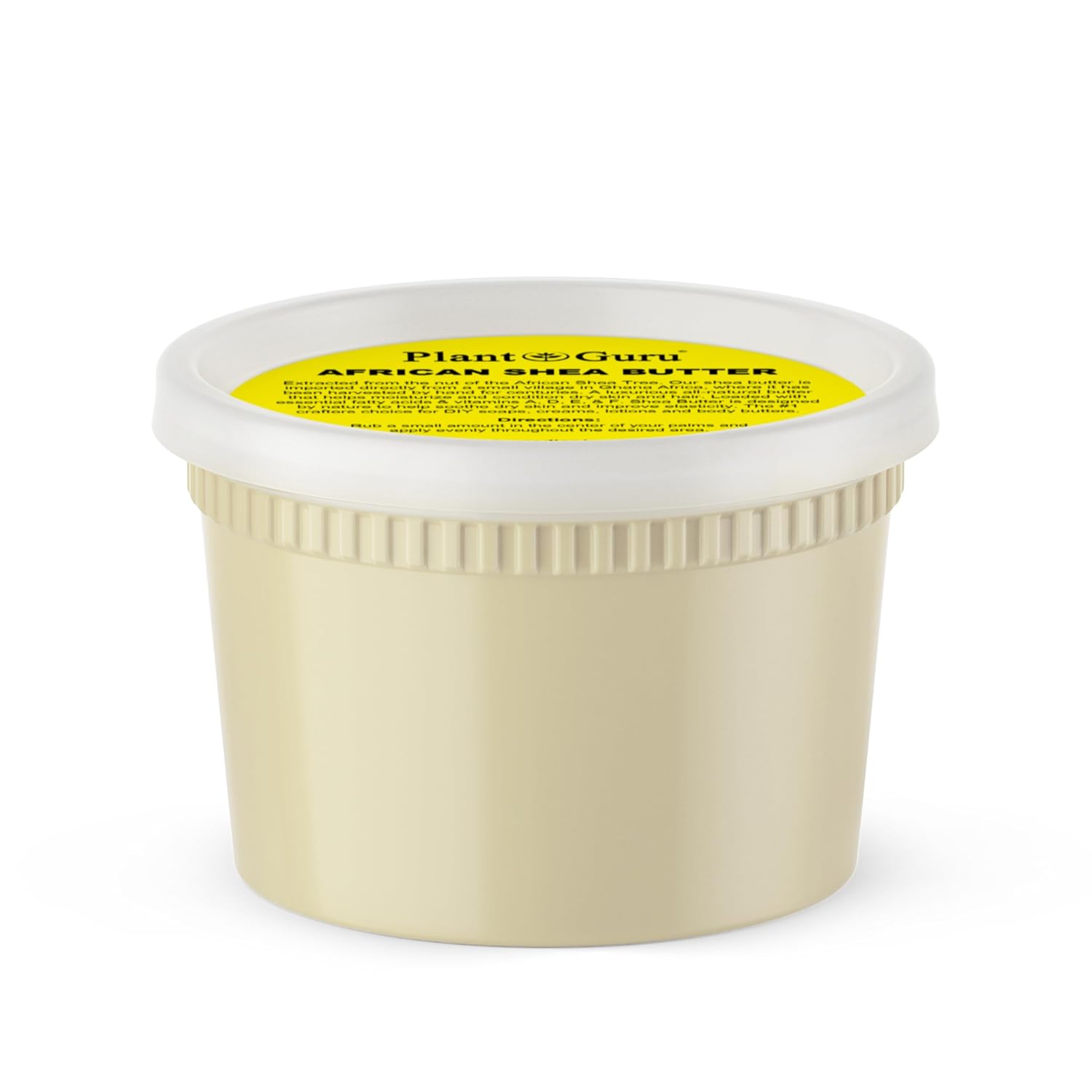 Raw African Shea Butter 16 oz. - 100% Pure Natural Unrefined IVORY - Ideal Moisturizer For Dry Skin, Body, Face And Hair Growth. Great For DIY Soap and Lip balm Making.