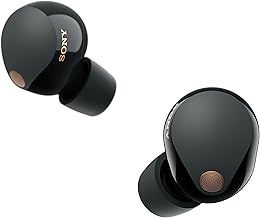 Sony WF-1000XM5 The Best Truly Wireless Noise Cancelling Earbuds Headphones, Bluetooth WF XM5 Earbuds with Alexa Built-in, Black